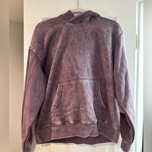 Purple Acid Wash Hoodie